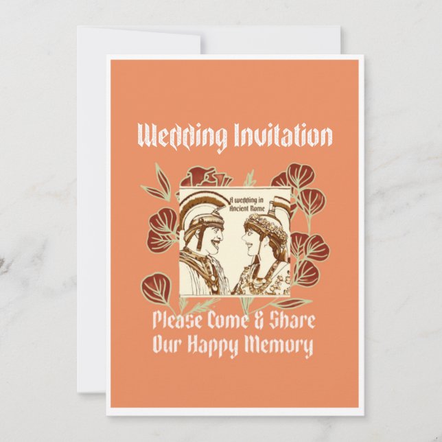 Hämta minnen inbjudningar (Framsida)