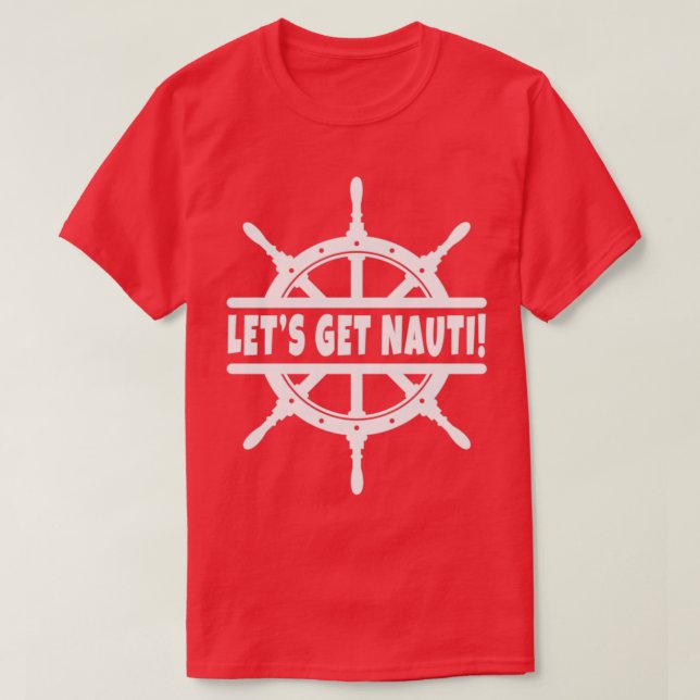 Hämta Nauti Cruise Sailing Boat Frakt W T Shirt (Design framsida)