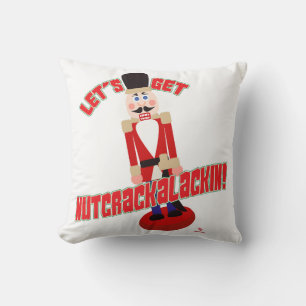 Hämta Nutcrackalackin Nutcracker Helgdag Tecknad J Kudde