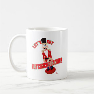 Hämta Nutcrackalackin Nutcracker Helgdag Tecknad R Kaffemugg