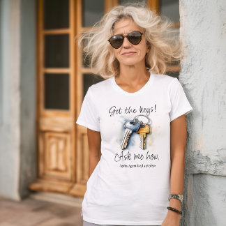 Hämta Nycklar Real Gods Marknadsföring T Shirt