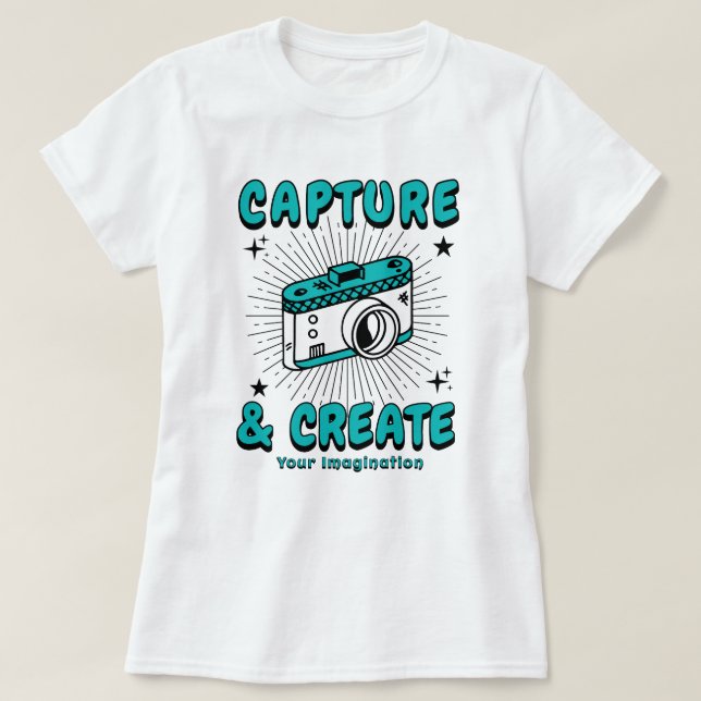 Hämta och Skapa din bild T Shirt (Design framsida)