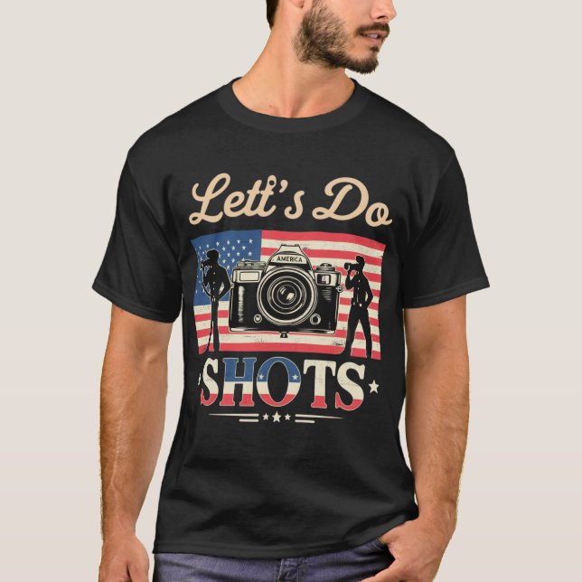 Hämta ögonblicket: Fotografidag T-shirt (Framsida)