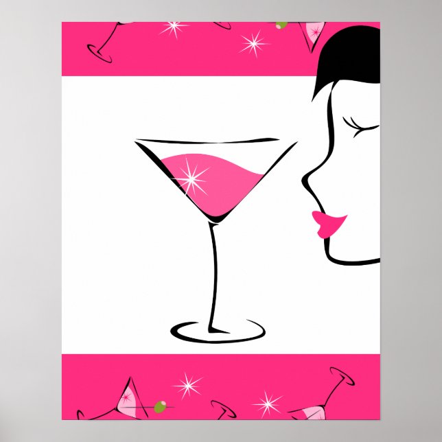 Hämta olivoljan i Martini Poster (Framsidan)