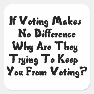 HÄMTA OMRÖSTNINGEN FYRKANTIGT KLISTERMÄRKE