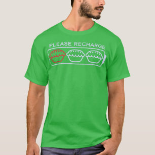 Hämta Paj-batteriet till Apple-batteriet, Deliciou T Shirt