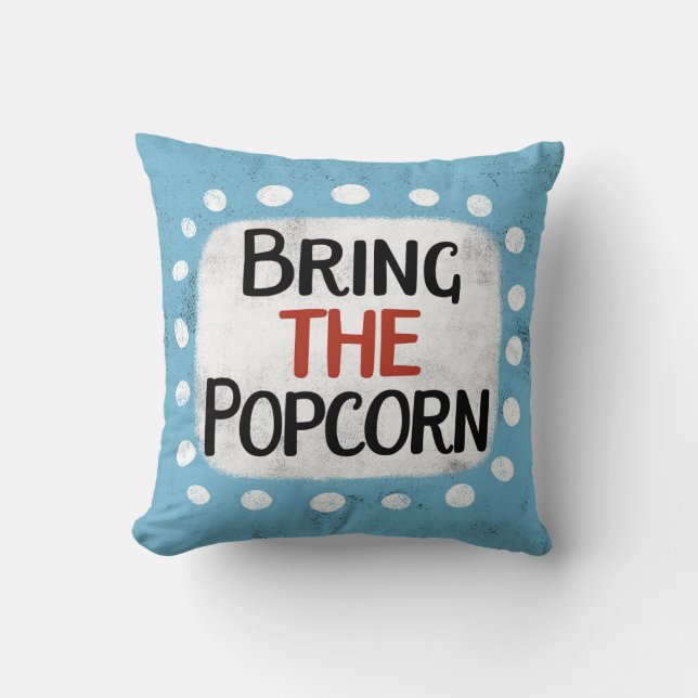 Hämta Popcorn Dekorativ kudde (Framsida)