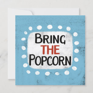 Hämta Popcorn-hälsningskort Kort