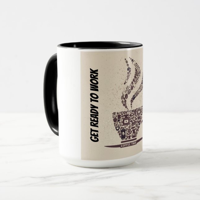 hämta redo att arbeta med mugg (Framsida vänster)