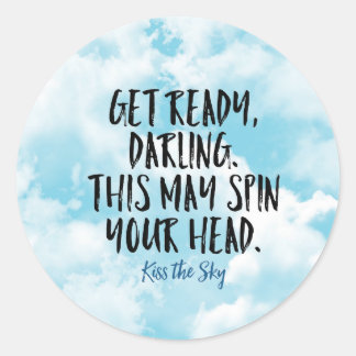 Hämta Redo Darling Sticker Runt Klistermärke