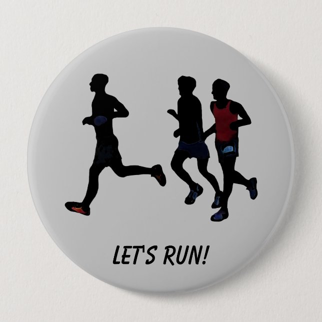 Hämta Redo för Springa Springers sportknappar Knapp (Framsida)