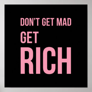 Hämta Rik Money-offerter Poster Rosa Black