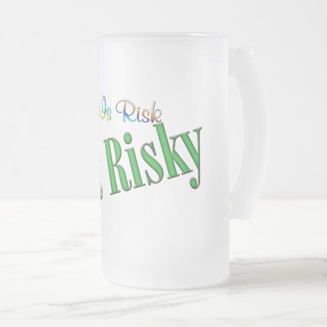 Hämta Risky Frostat Ölglas (Framsida höger)