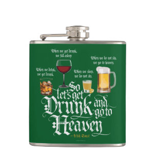 Hämta rökning och gå till himlen (Irish Drinkin Fickplunta