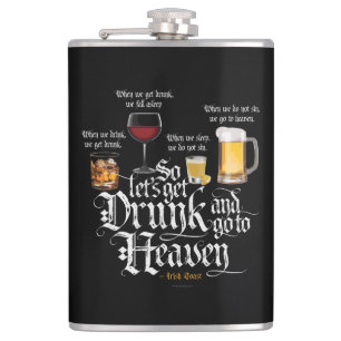 Hämta rökning och gå till himlen (Irish Drinkin Fickplunta