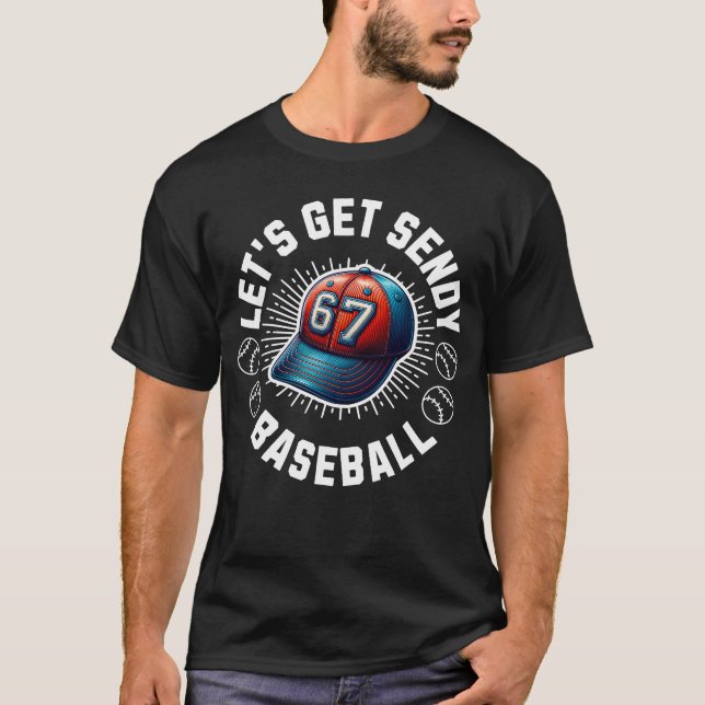 Hämta Sendy Baseball T Shirt (Framsida)