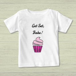 Hämta set-rosa cuppie för bakverk tee shirt