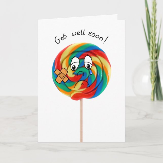 hämta snart lollipop-kort kort (Framsida)