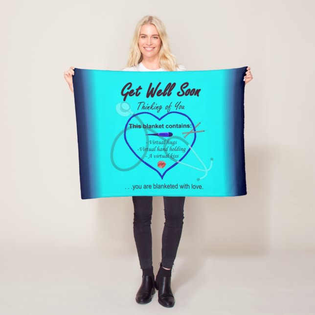 Hämta snart nummer 2 fleecefilt (På plats)