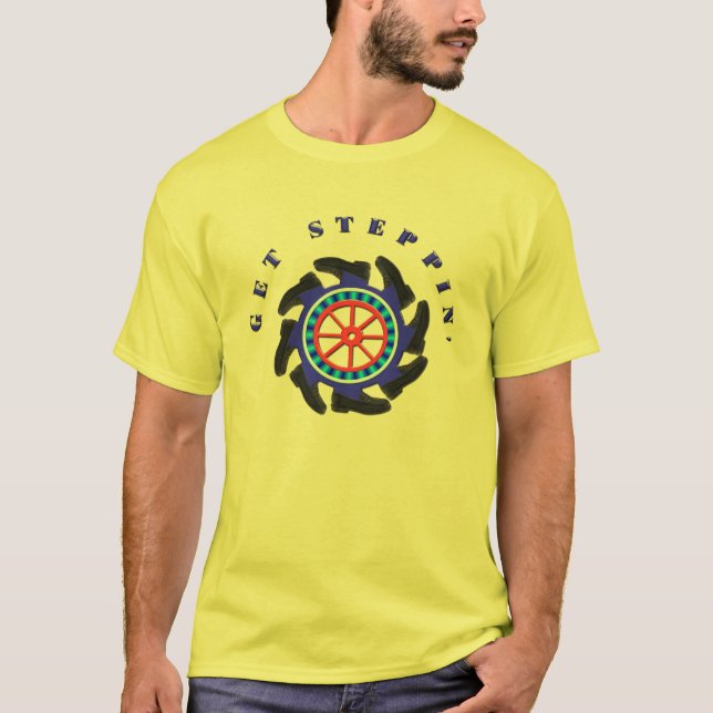Hämta Steppin T-shirt (Framsida)