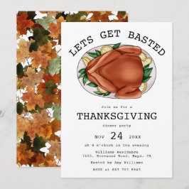 Hämta Thanksgivingen Bast Rosted Turkey Inbjudningar