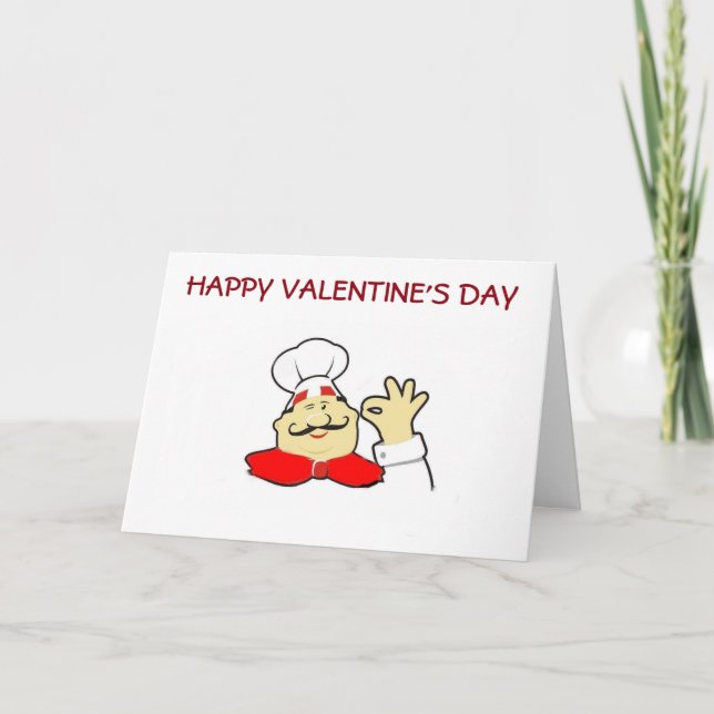 HÄMTA VALENTINS DAG TILL MIN FAVORITCHEF HELGKORT (Framsida)