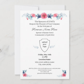 Hämta välkomstinbjudan till militärmake/maka inbjudningar