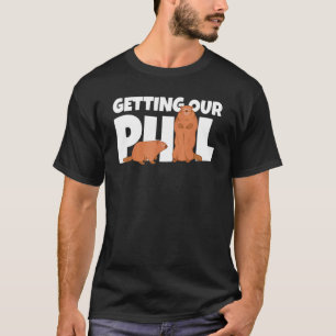 Hämta vår Phil Lycklig Groundhog Day Woodchuck Rod T Shirt