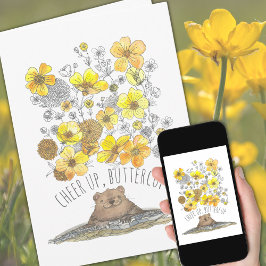 Hämta vattenfärg för brunnsgroddar och blommor kort