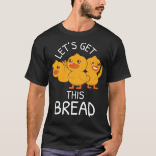 Hämta vattenfärgsarbetena Bread Anka Meme Anka Pun T Shirt