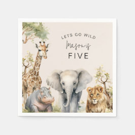 Hämta Vild | BARNS FÖDELSEDAG PARTY Pappersservett