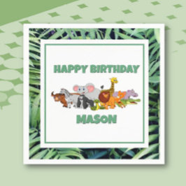 Hämta Vild! Pappert barn i jungle Pappersservett