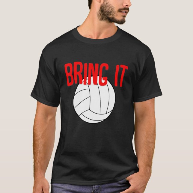 Hämta Volleyball T Shirt (Framsida)