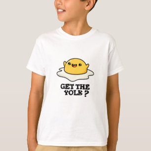 Hämta Yolk Funny Egg Joke Pun T Shirt