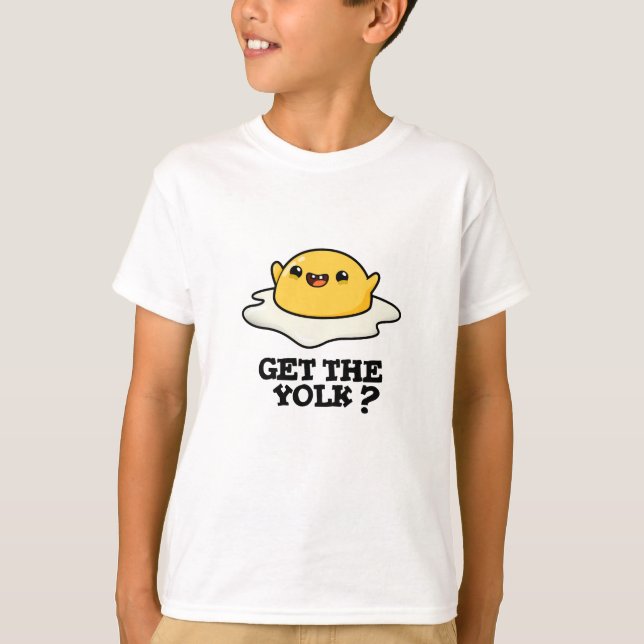 Hämta Yolk Funny Egg Joke Pun T Shirt (Framsida)