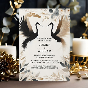 Hämta ytterligare Rustic Asian Himlar Cloud Crane  Inbjudningar