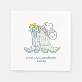 Hämtade Bachelorette Rodeo Cowgirl Pappersservett