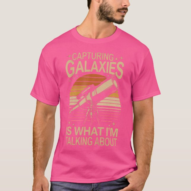 Hämtar Galaxies Funny Stargazing Astronomy Kärlek T Shirt (Framsida)