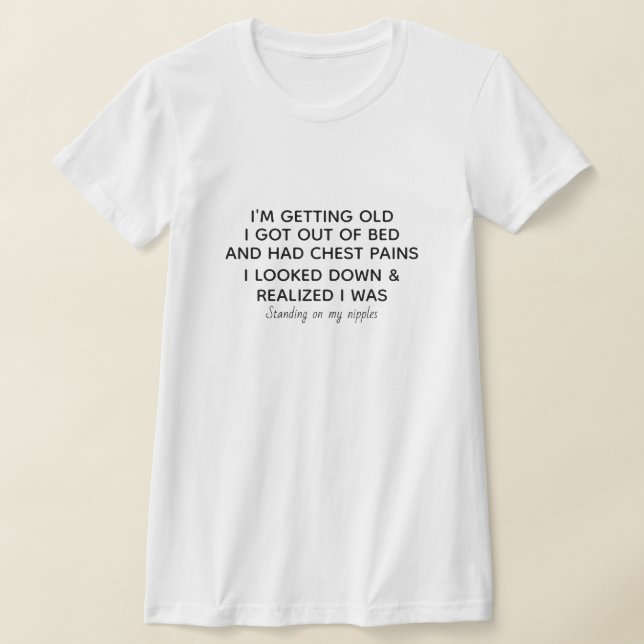 Hämtar gammal t shirt (Laydown)