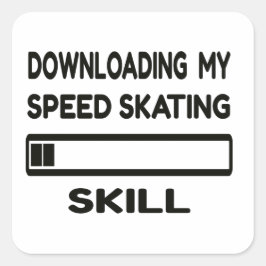 Hämtar min snabbSkissningskunskap Fyrkantigt Klistermärke