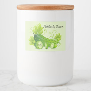 Hämtar plocketikett mat etiketter