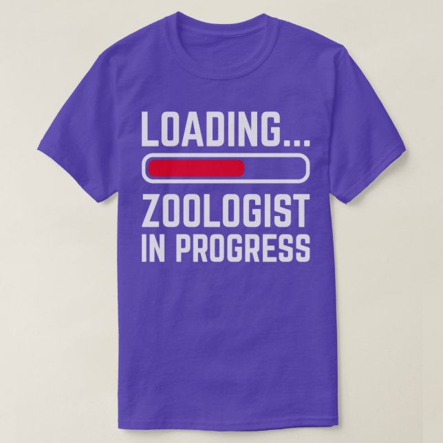 Hämtar zoologist pågår t shirt (Design framsida)