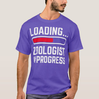 Hämtar zoologist pågår t shirt