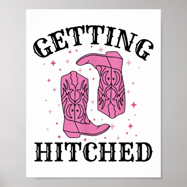 Hämtat Bride Groom Bröllop Bachelorette P Poster (Framsidan)