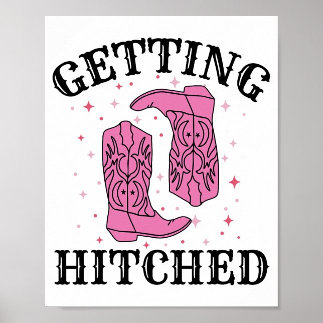 Hämtat Bride Groom Bröllop Bachelorette P Poster (Framsidan)