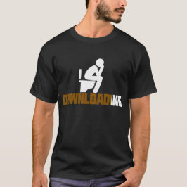 Hämtning - Lustigt Sarcastic Toilet Pooping T Shirt