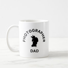 Hämtningsögonblick för fotoskrivare Pappa Kaffemugg