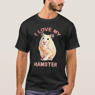Hamube I Kärlek My Hamster Cute Hammy Hamster Hamz T Shirt