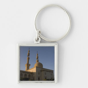 Hamza-moskén, Suez, södra Sinai, Egypten Fyrkantig Silverfärgad Nyckelring