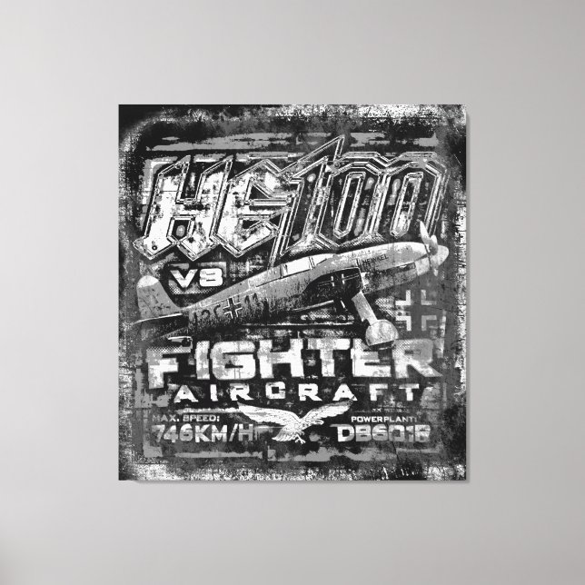 Han 100 V8 Canvastryck (Framsida)